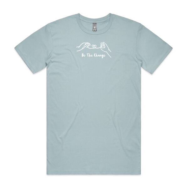 Be The Change -  Tee - White Logo Thumbnail