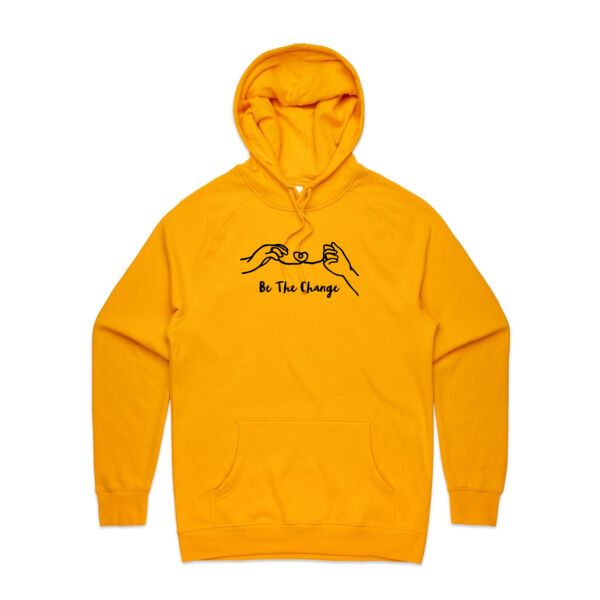 Be The Change - Hoodie - Black Logo Thumbnail