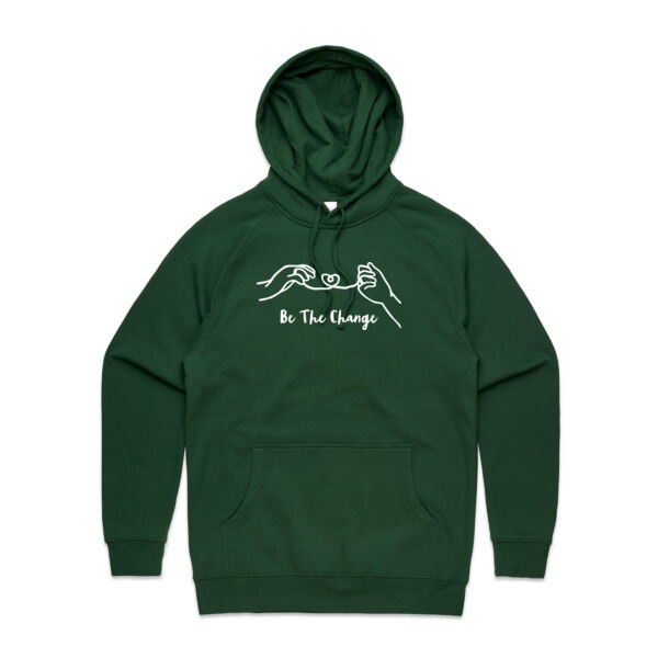 Be The Change - Hoodie - White Logo Thumbnail